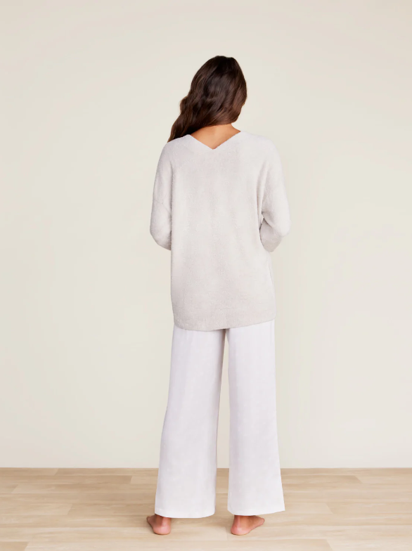 Barefoot Dreams CozyChic Lite® V-Neck Seamed Pullover Online Sale