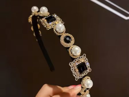 Metallic Pearl Headband Online