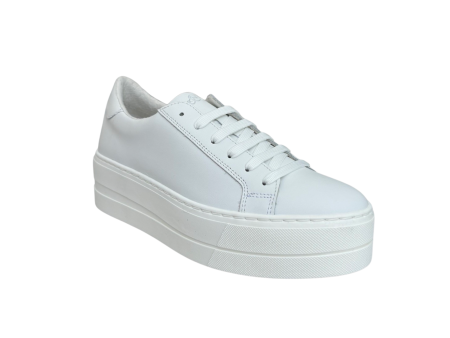 MAYA White Lace Up Trainer Fashion