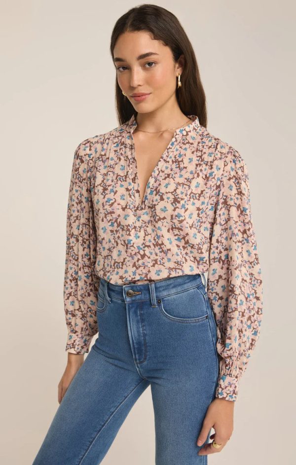 Z SUPPLY Esme La Paz Floral Blouse on Sale