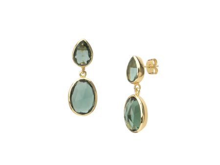 Green Tourmaline Earrings Hot on Sale