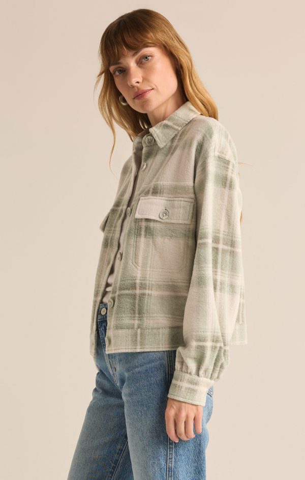 Z SUPPLY Abbott Plaid Jacket Online Sale