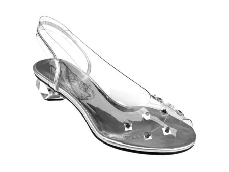 NARCI Crystal Heel 1” Sling Back Hot on Sale