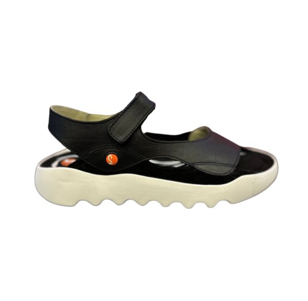 Black Adjustable Sandal Online Sale