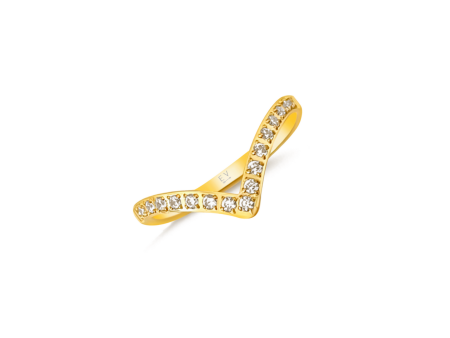 Ellie Vail - Hadley Dainty Wishbone Ring Online Hot Sale