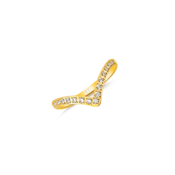 Ellie Vail - Hadley Dainty Wishbone Ring Online Hot Sale