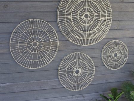 Set of 4 Wire Wrapped Paper Discs Online