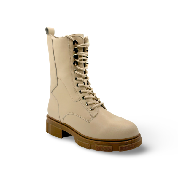 Cara Cream Leather WATERPROOF Boot Discount