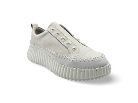 Pearlzie White Platform Sneaker Hot on Sale