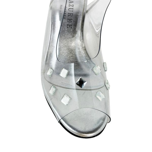 NARCI Crystal Heel 1” Sling Back Hot on Sale