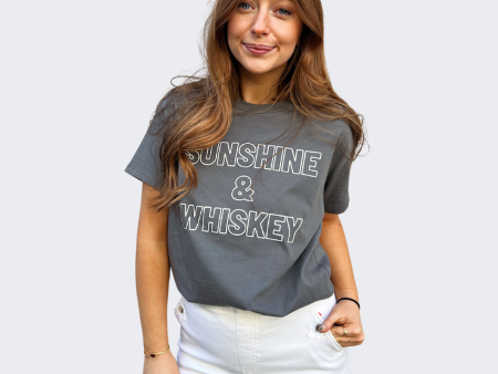 Sunshine & Whiskey Tee Online Sale