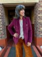 FP1118 Merlot Lux Cordoroy Revel Blazer Discount