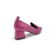 11079 Pink Leather Pump Online Sale