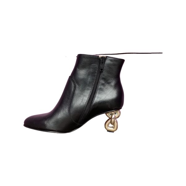 TENDRE Black With Gold Heel Online now