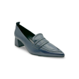 11079 Navy Leather Pump Discount