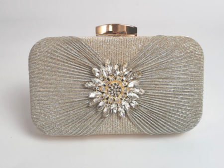 Evening Star Gold Clutch Hot on Sale