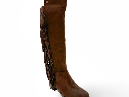 Plume WATERPROOF Vegan Brown Tall Boot For Discount