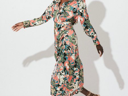 Cleobella - Edna Printed Midi Dress For Cheap