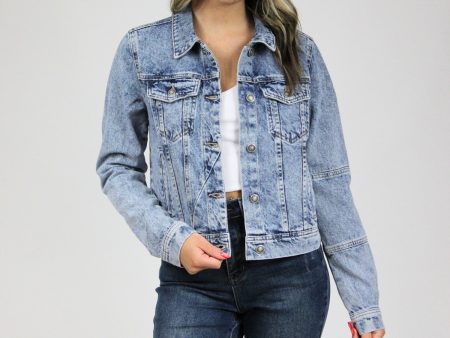 Free People Rumors Denim Jacket Hot on Sale