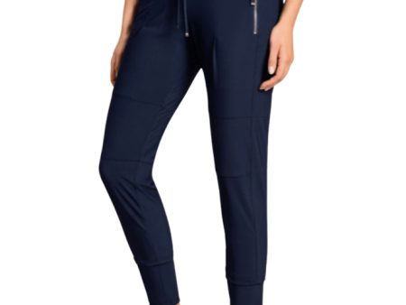 251278 Candy Navy Jogger Trousers For Cheap