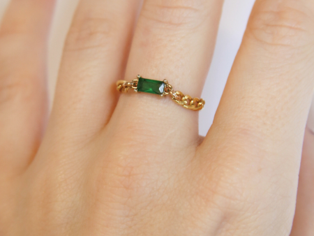 Able - Emerald Chain Ring Sale