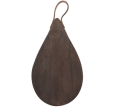 Wood Cheese Cutting Board with Leather Handle For Cheap