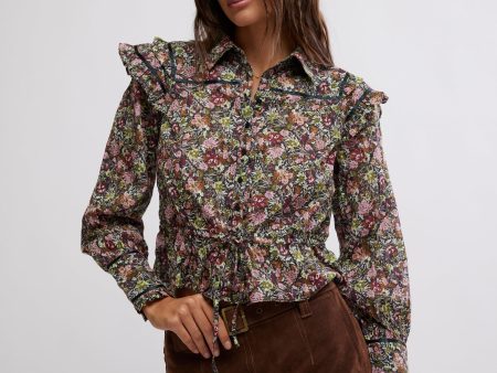 Free People - Printed Daybreak Blouse Supply