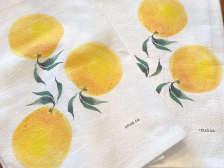 Citrus Tea Towel Discount