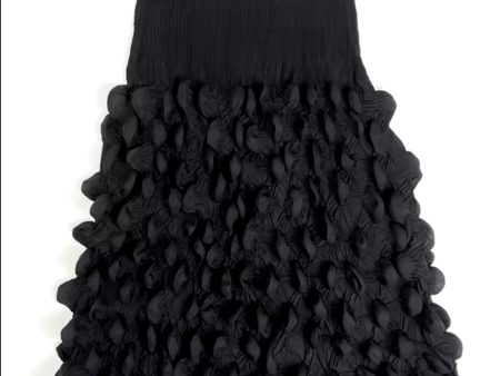 All Pleats Bubble Skirt Black Online Hot Sale