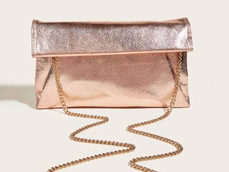 Friday Rosegold Clutch Online