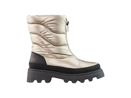 Savvy Waterproof Gold Nylon Boot For Discount