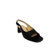 103500 Black Leather Sandal For Discount