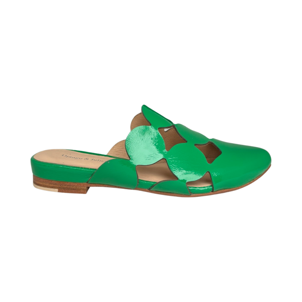 Forli Emerald Patent Flat Slide Cheap