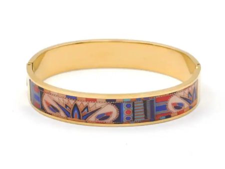 Enamel Hinged Bracelet Artic For Cheap