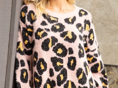 Wildly In Love Fuzzy Sweater Online now