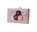 Flaire Floral Pink Clutch Sale