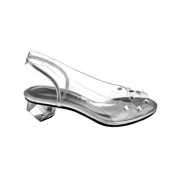 NARCI Crystal Heel 1” Sling Back Hot on Sale