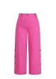 241473 Pink Linen Pant Online