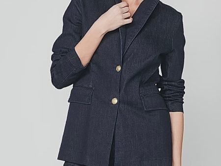 7747 Rinnie Classic Denim Blazer Cheap