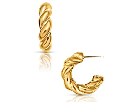 Ellie Vail - Saige Twist Mini Hoop Earring Discount