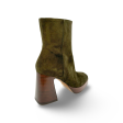 24604 Silmia Green Platform Boot Fashion