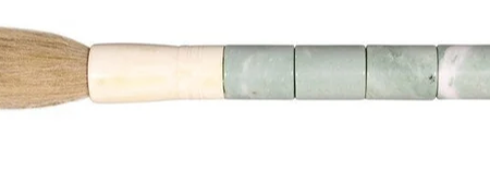 Cylindrical Jade Calligraphy Brush on Sale