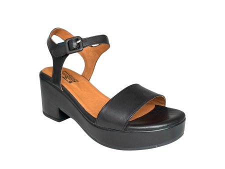 Gillie Black Platform Sandal For Sale