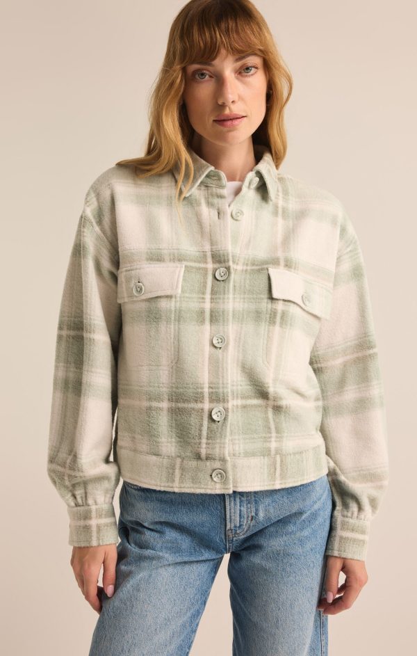 Z SUPPLY Abbott Plaid Jacket Online Sale