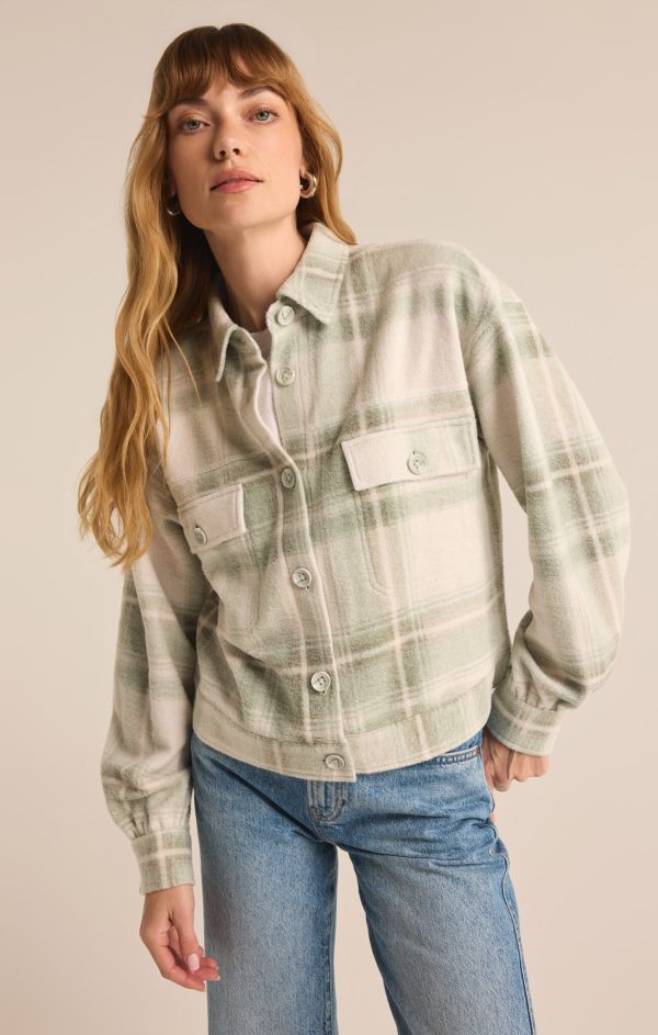 Z SUPPLY Abbott Plaid Jacket Online Sale