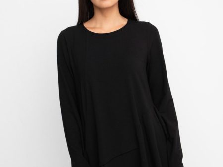 755276 Asymmetrical Black Top Cheap