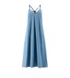 FP5185 Faded Denim Slip Dress For Sale