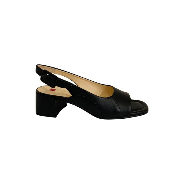 103500 Black Leather Sandal For Discount