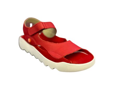 Cherry Red Adjustable Sandal Online Sale