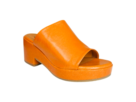 Gwen Tengerine Patent Slide Cheap